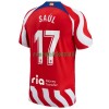 Maillot de Supporter Atlético Madrid Saul 17 Domicile 2022-23 Pour Homme